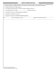 Form AOC-CV-773 Order Authorizing Protective Services - North Carolina, Page 2