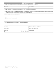 Form AOC-CV-917M Verified Statement and Notice of Lien for Delinquent Child Support (Non-IV-D Cases) - North Carolina, Page 2