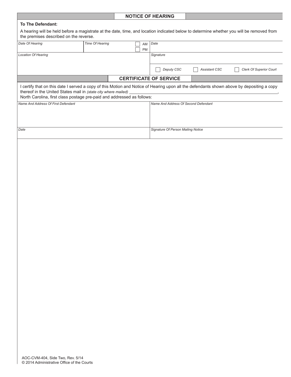 Form Aoc Cvm Fill Out Sign Online And Download Fillable Pdf