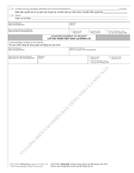 Form AOC-CVR-2 VIETNAMESE Revocation Order When Person Present - North Carolina (English/Vietnamese), Page 5