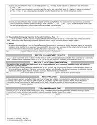 Form AOC-DRC-21 Application for Recertification to Conduct District Criminal Court Mediations - North Carolina, Page 2
