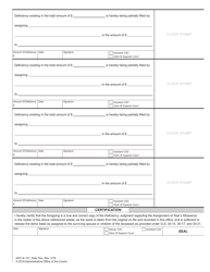 Form AOC-E-101 Deficiency Judgment - North Carolina, Page 2