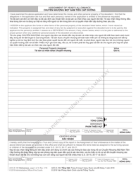 Form AOC-E-100 VIETNAMESE Application and Assignment Year&#039;s Allowance - North Carolina (English/Vietnamese), Page 3