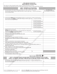 Form AOC-E-199 VIETNAMESE Application for Probate (Without Qualification of a Personal Representative) and Addendum (Aoc-E-309) - North Carolina (English/Vietnamese), Page 3