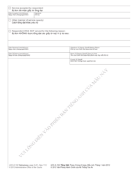 Form AOC-E-102 VIETNAMESE Estates Proceedings Summons/Alias and Pluries Summons - North Carolina (English/Vietnamese), Page 3