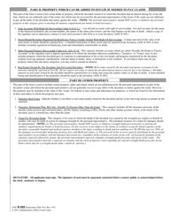 Instructions for Form AOC-E-202 Preliminary Inventory on Side Two of Application for Letters of Administration - North Carolina, Page 2