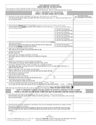 Form AOC-E-201 VIETNAMESE Application for Probate and Letters of Testamentary/Of Administration Cta - North Carolina (English/Vietnamese), Page 3