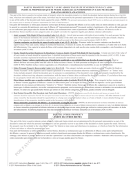 Instructions for Form AOC-E-201 Preliminary Inventory on Side Two of Application for Probate and Letters - North Carolina (English/Spanish), Page 3