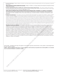 Instructions for Form AOC-E-201 Preliminary Inventory on Side Two of Application for Probate and Letters - North Carolina (English/Spanish), Page 4