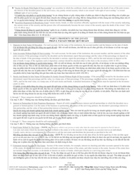 Instructions for Form AOC-E-201 Preliminary Inventory on Side Two of Application for Probate and Letters - North Carolina (English/Vietnamese), Page 2