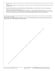 Instructions for Form AOC-E-203, AOC-E-203B Preliminary Inventory on Side Two of Affidavit for Collection of Personal Property of Decedent - North Carolina (English/Vietnamese), Page 4
