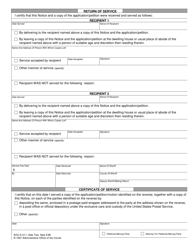 Form AOC-E-211 Notice of Hearing for Appointment of Guardian or Other - North Carolina, Page 2