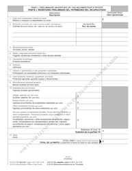 Form AOC-E-206 SPANISH Soliciitud De Designacion Para Una Persona Sin Capacidad Legal - North Carolina (English/Spanish), Page 3