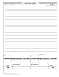 Form AOC-E-510 Inventory for Guardianship Estate - North Carolina, Page 2