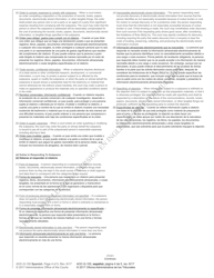 Form AOC-G-100 SPANISH Subpoena - North Carolina (English/Spanish), Page 4