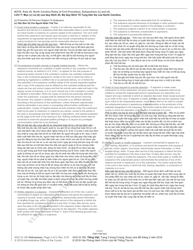 Form AOC-G-100 VIETNAMESE Subpoena - North Carolina (English/Vietnamese), Page 3