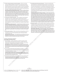 Form AOC-G-100 VIETNAMESE Subpoena - North Carolina (English/Vietnamese), Page 4