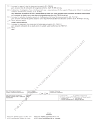 Form AOC-J-141 Notice of Hearing in Juvenile Proceeding (Abuse/Neglect/Dependency) - North Carolina (English/Spanish), Page 2