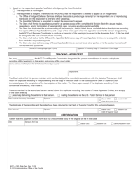Form AOC-J-160 Appellate Entries in Abuse, Neglect, Dependency, or Termination of Parental Rights Proceeding - North Carolina, Page 2