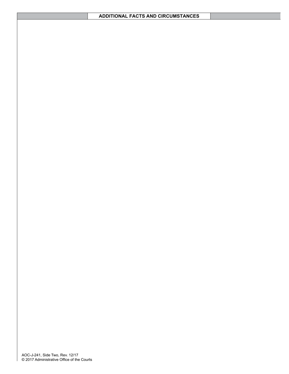 Form AOC-J-241 Motion for Review (Undisciplined / Delinquent) - North Carolina, Page 2