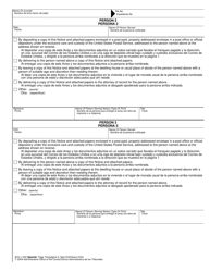 Form AOC-J-240 Notice of Hearing in Juvenile Proceeding (Undisciplined/Delinquent) - North Carolina (English/Spanish), Page 3