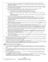 Form AOC-J-440 Order for Secure Custody/Detention (Undisciplined/Delinquent) - North Carolina (English/Spanish), Page 2
