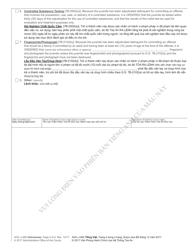 Form AOC-J-460 Juvenile Adjudication Order (Delinquent) - North Carolina (English/Vietnamese), Page 4