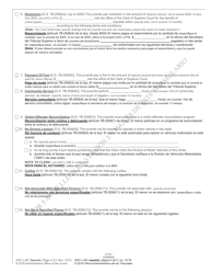 Form AOC-J-461 Juvenile Level 1 Disposition Order (Delinquent) - North Carolina (English/Spanish), Page 4
