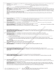 Form AOC-J-461 Juvenile Level 1 Disposition Order (Delinquent) - North Carolina (English/Vietnamese), Page 4