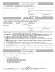 Form AOC-J-601 Petition for Waiver of Parental Consent for Minor&#039;s Abortion - North Carolina (English/Vietnamese), Page 2