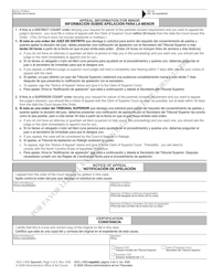 Form AOC-J-602 Order on Minor's Petition for Waiver of Parental Consent Requirement for Abortion - North Carolina (English/Spanish), Page 3