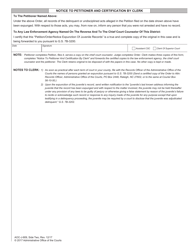 Form AOC-J-909 Petition/Order/Notice Expunction of Juvenile Records Upon Dismissal (Undisciplined/Delinquent) - North Carolina, Page 2