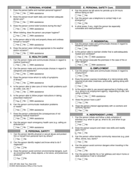 Form AOC-SP-208 Guardianship Capacity Questionnaire - North Carolina, Page 2