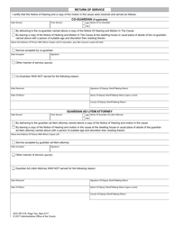 Form AOC-SP-216 Notice of Hearing on Restoration to Competency and Order Appointing Guardian Ad Litem - North Carolina, Page 3