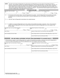 Form AOC-SP-223 Request for Transportation Order and Order (Committed Substance Abuser Fails to Comply With Treatment or Is Discharged From 24-hour Facility) - North Carolina, Page 2