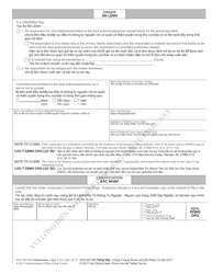 Form AOC-SP-306 Involuntary Commitment Order - Substance Abuser - North Carolina (English/Vietnamese), Page 3
