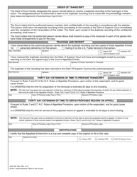 Form AOC-SP-350 Appellate Entries Involuntary Commitment - North Carolina, Page 2