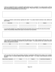 Mortgage Fraud Notary Complaint Form - North Carolina, Page 4