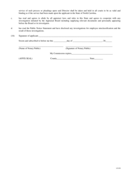 Temporary Practice Permit Application - North Carolina, Page 5