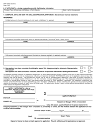 Form SFN10202 Application for Livestock Dealer&#039;s License - North Dakota, Page 2