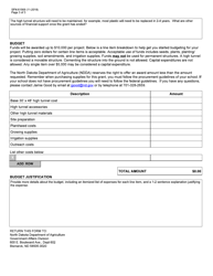 Form SFN61569 Specialty Crop Season Extension Grant Application - North Dakota, Page 3