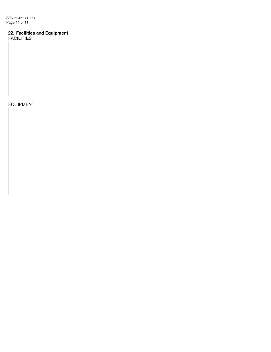 Form SFN60452 Research North Dakota Application - North Dakota, Page 11