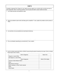 Form SFN52677 Esg/Ndhg Mid-term/Final Progress Report - North Dakota, Page 2
