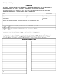 Form SFN2166 Trust Company Application - North Dakota, Page 10