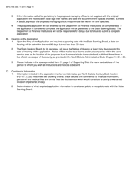 Form SFN2166 Trust Company Application - North Dakota, Page 19