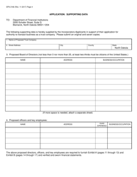 Form SFN2166 Trust Company Application - North Dakota, Page 4