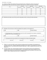 Form SFN2166 Trust Company Application - North Dakota, Page 6