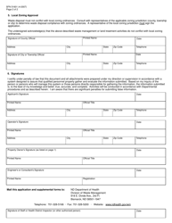 Form SFN51601 Land Treatment Variance Application - North Dakota, Page 2
