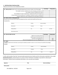 Form SFN-10980 Notification for Underground Storage Tanks - North Dakota, Page 6