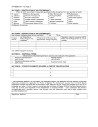 Form SFN52858 Permit Application for Title V Permit to Operate - North Dakota, Page 3